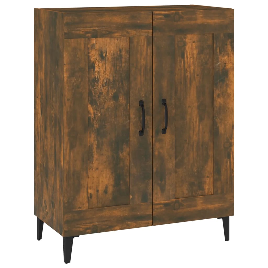 Buffet chêne fumé 69,5x34x90 cm bois d'ingénierie - XIOS