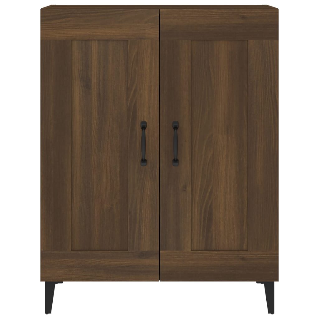 Buffet chêne marron 69,5x34x90 cm bois d'ingénierie - XIOS