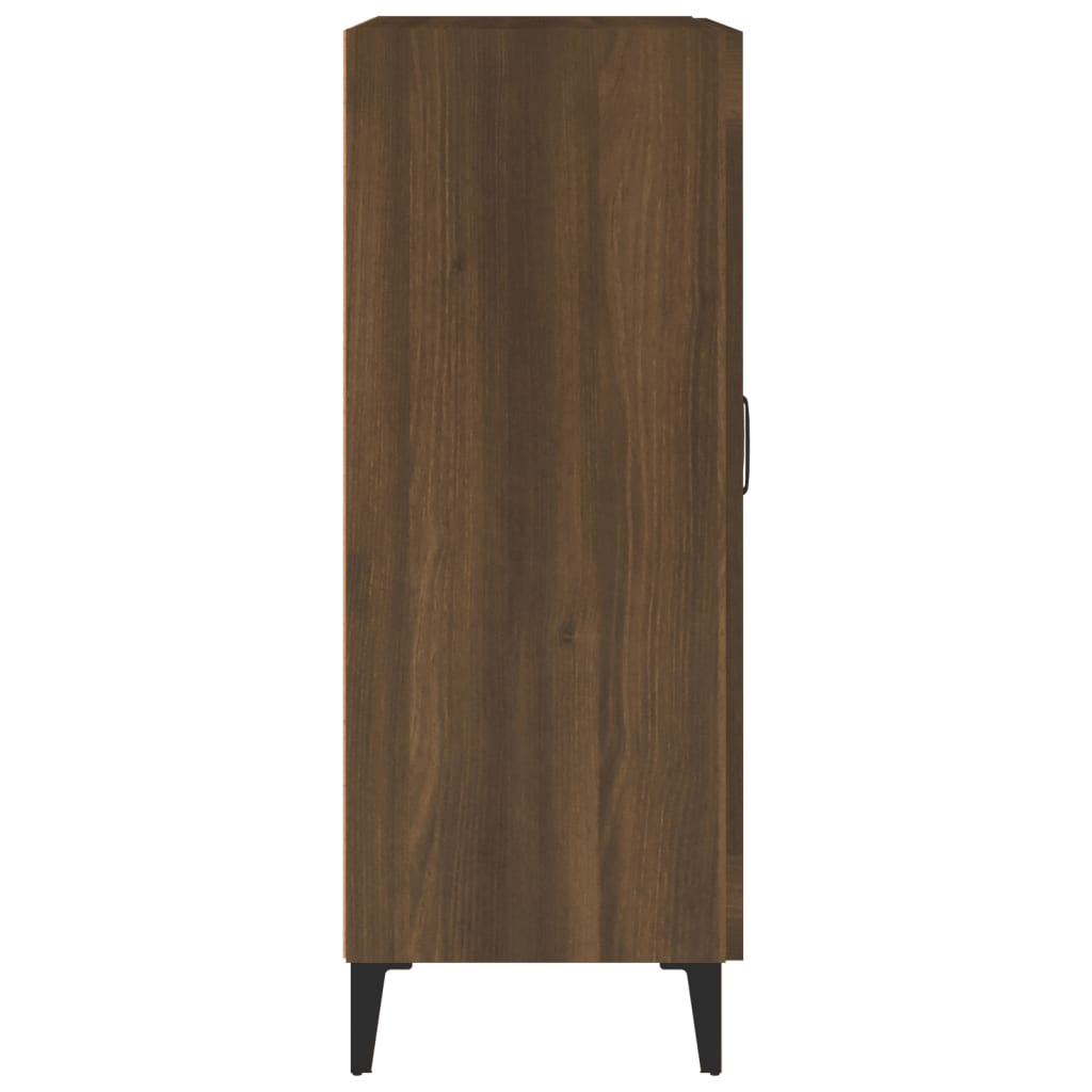 Buffet chêne marron 69,5x34x90 cm bois d'ingénierie - XIOS