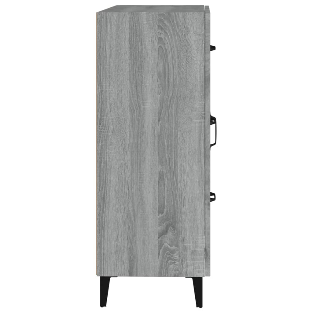 Buffet sonoma gris 69,5x34x90 cm bois d'ingénierie - XIOS