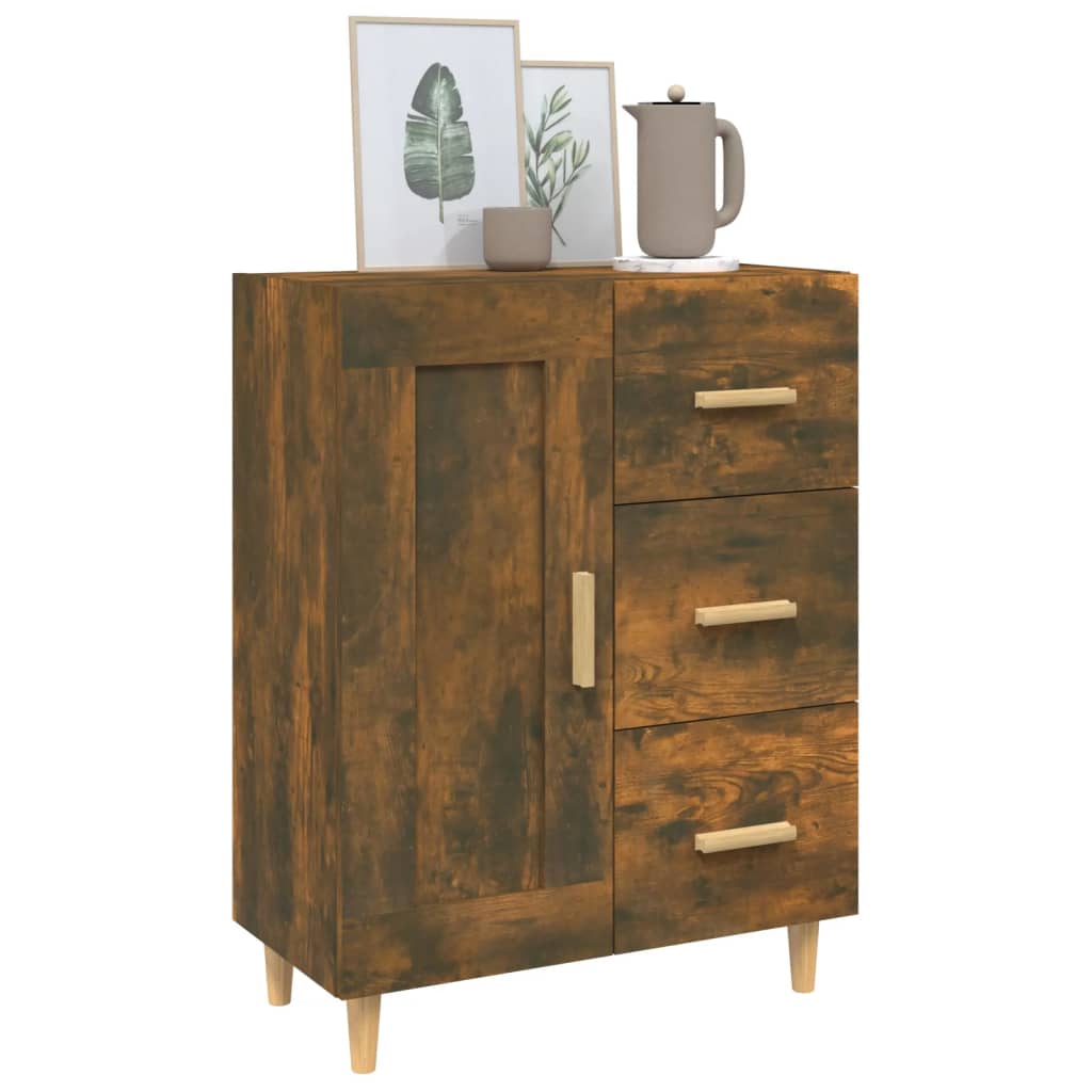 Buffet Chêne fumé 69,5x34x90 cm Bois d'ingénierie - XIOS