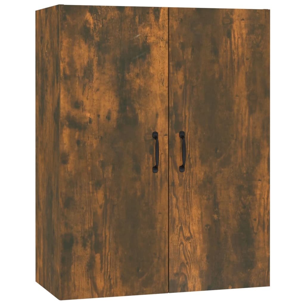 Armoire suspendue Chêne fumé 69,5x34x90 cm Bois d'ingénierie - XIOS
