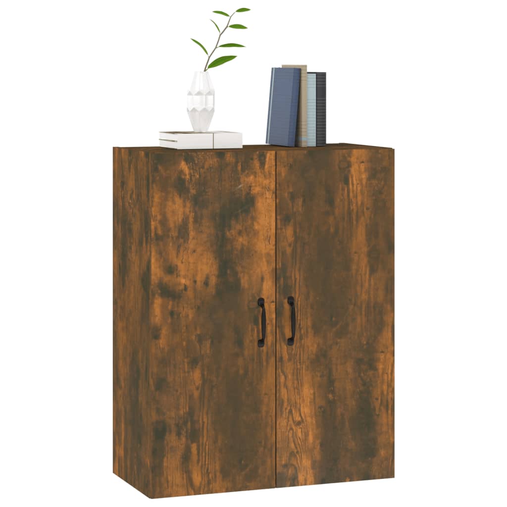 Armoire suspendue Chêne fumé 69,5x34x90 cm Bois d'ingénierie - XIOS