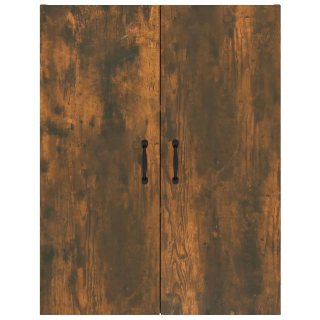 Armoire suspendue Chêne fumé 69,5x34x90 cm Bois d'ingénierie - XIOS