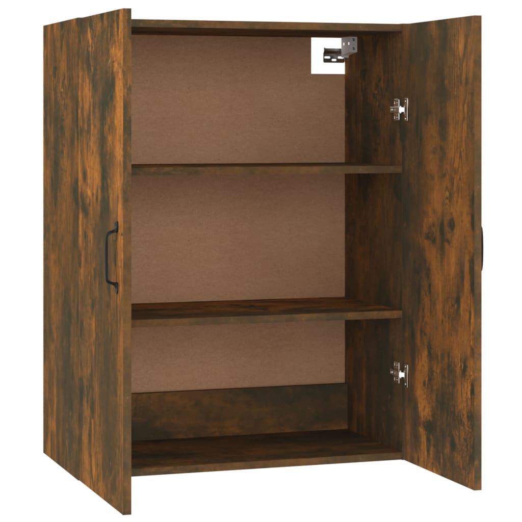 Armoire suspendue Chêne fumé 69,5x34x90 cm Bois d'ingénierie - XIOS