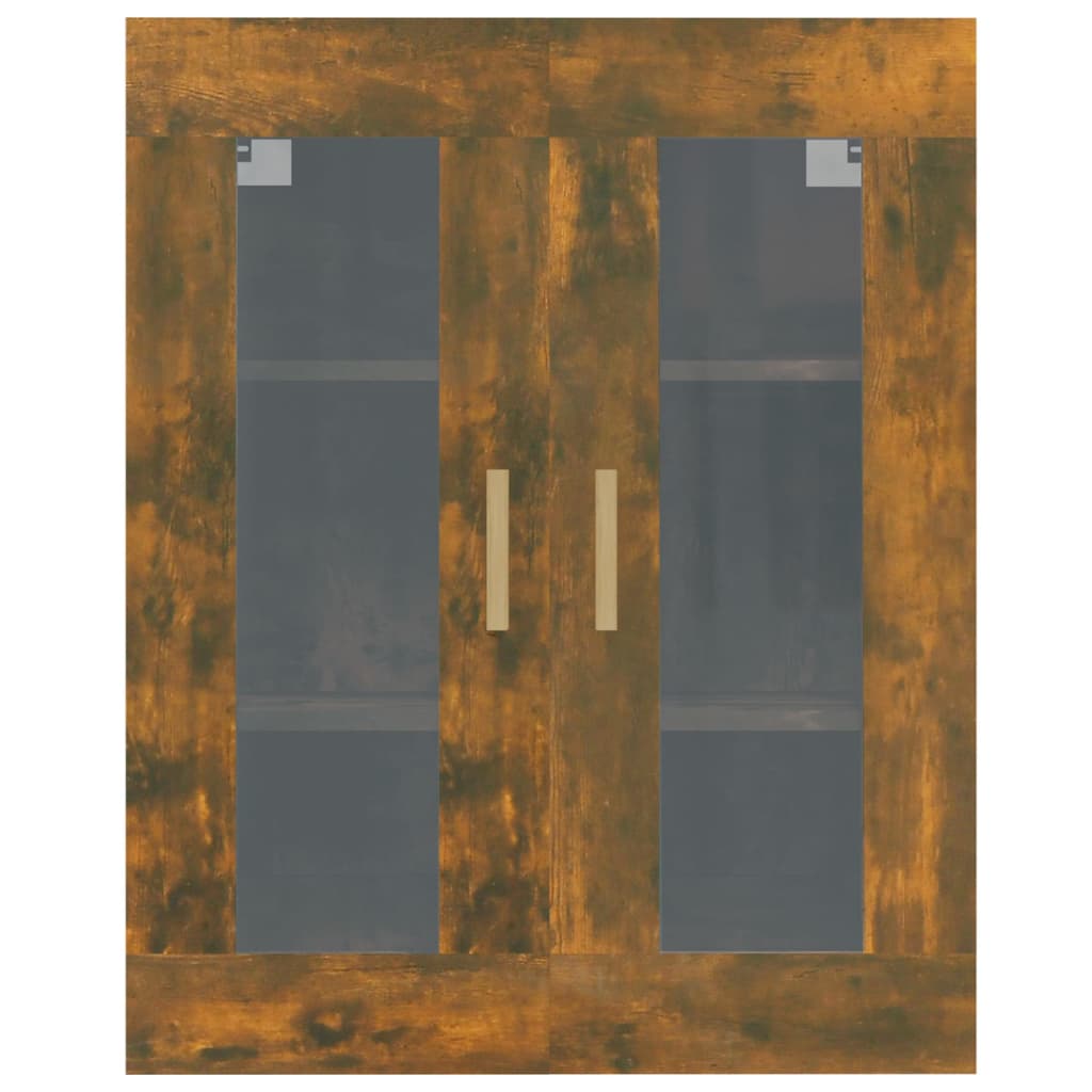Armoire murale suspendue Chêne fumé 69,5x34x90 cm - XIOS