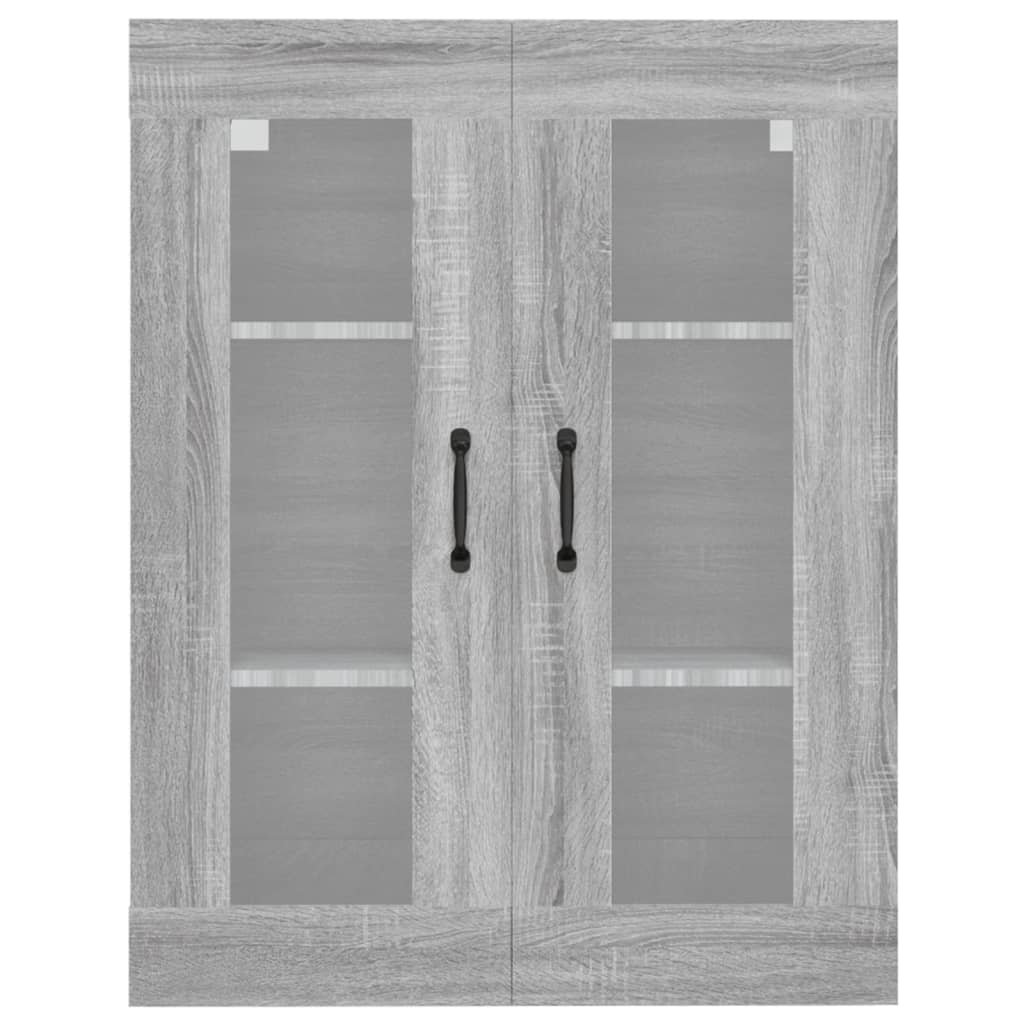 Armoire murale suspendue Sonoma gris 69,5x34x90 cm - XIOS