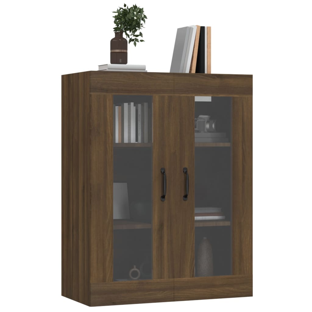 Armoire murale suspendue Chêne marron 69,5x34x90 cm - XIOS