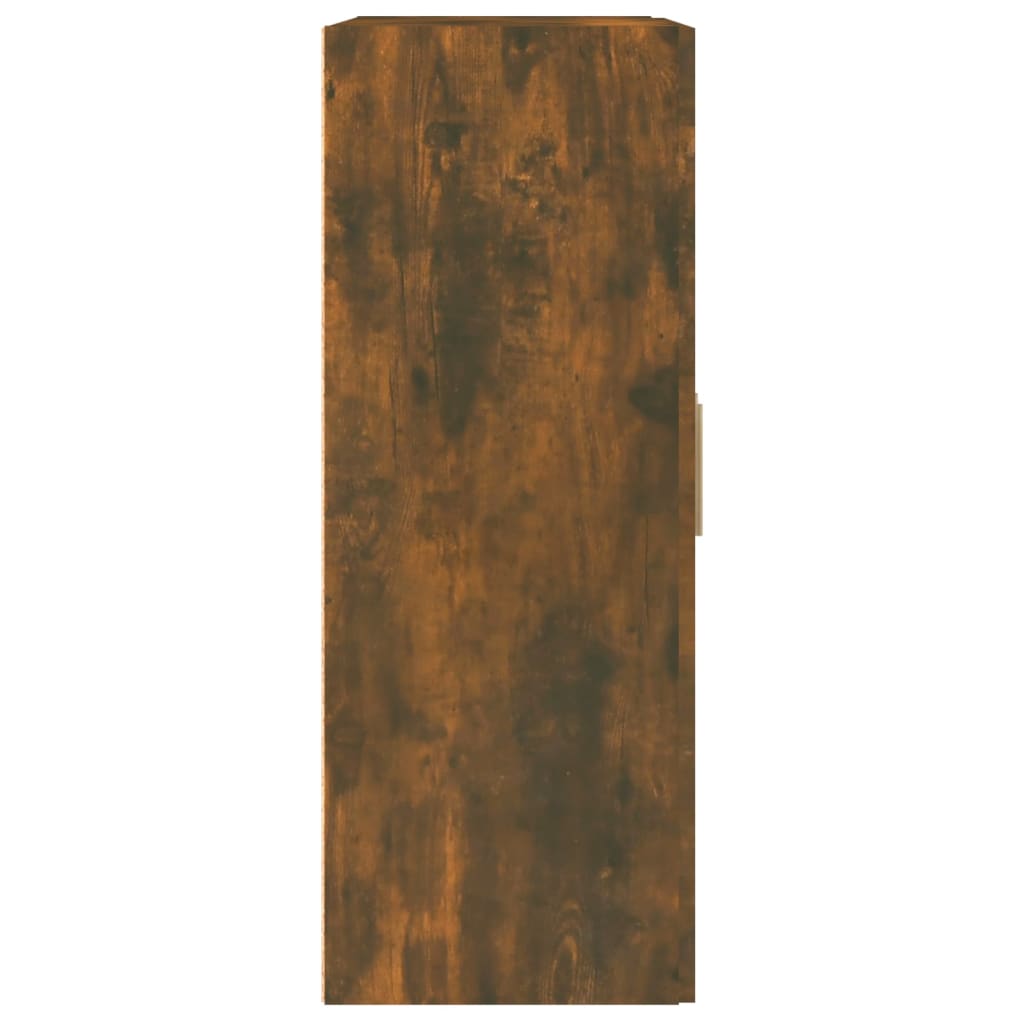 Armoire murale chêne fumé 69,5x32,5x90 cm bois d'ingénierie Étagères murales & corniches vidaXL