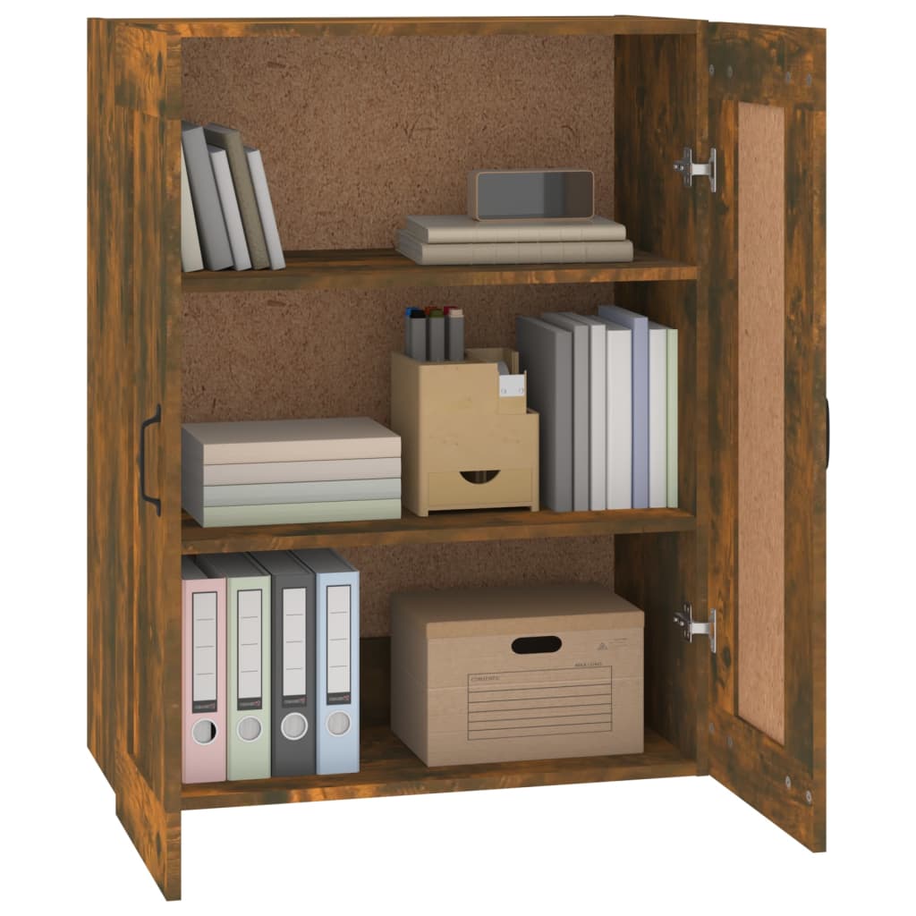 Armoire murale suspendue Chêne fumé 69,5x32,5x90 cm - XIOS