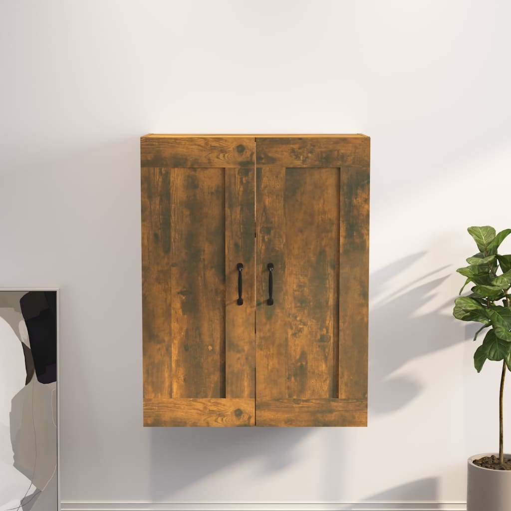 Armoire murale suspendue Chêne fumé 69,5x32,5x90 cm - XIOS