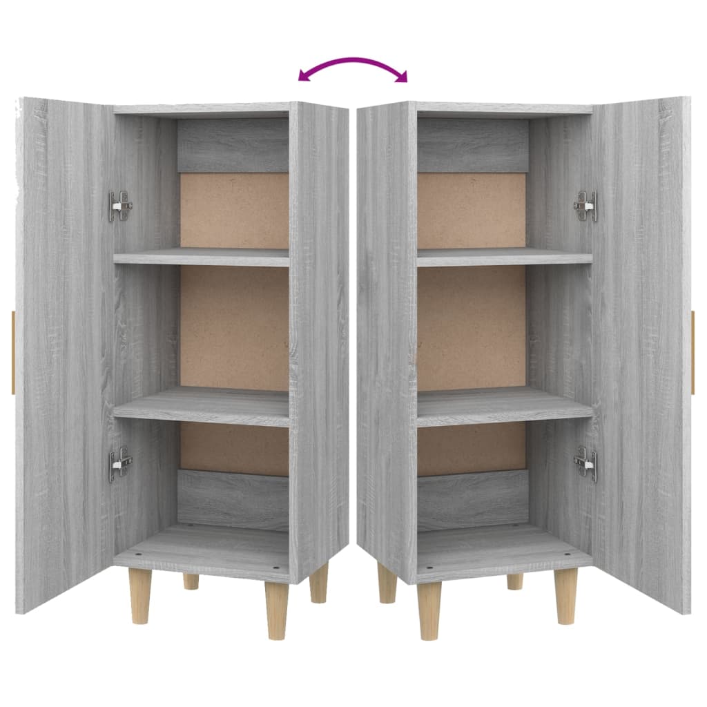 Buffet Sonoma gris 34,5x34x90 cm Bois d'ingénierie - XIOS