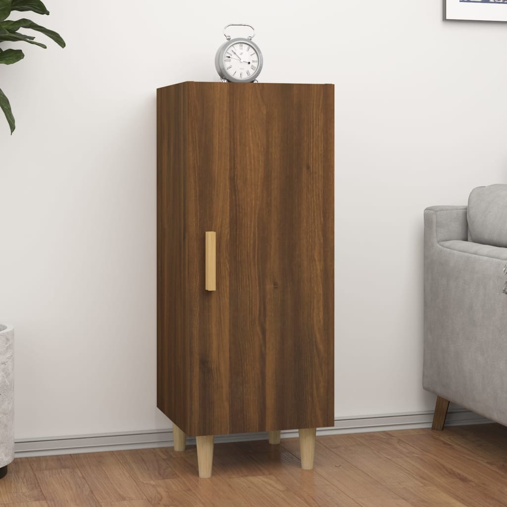Buffet Chêne marron 34,5x34x90 cm Bois d'ingénierie - XIOS