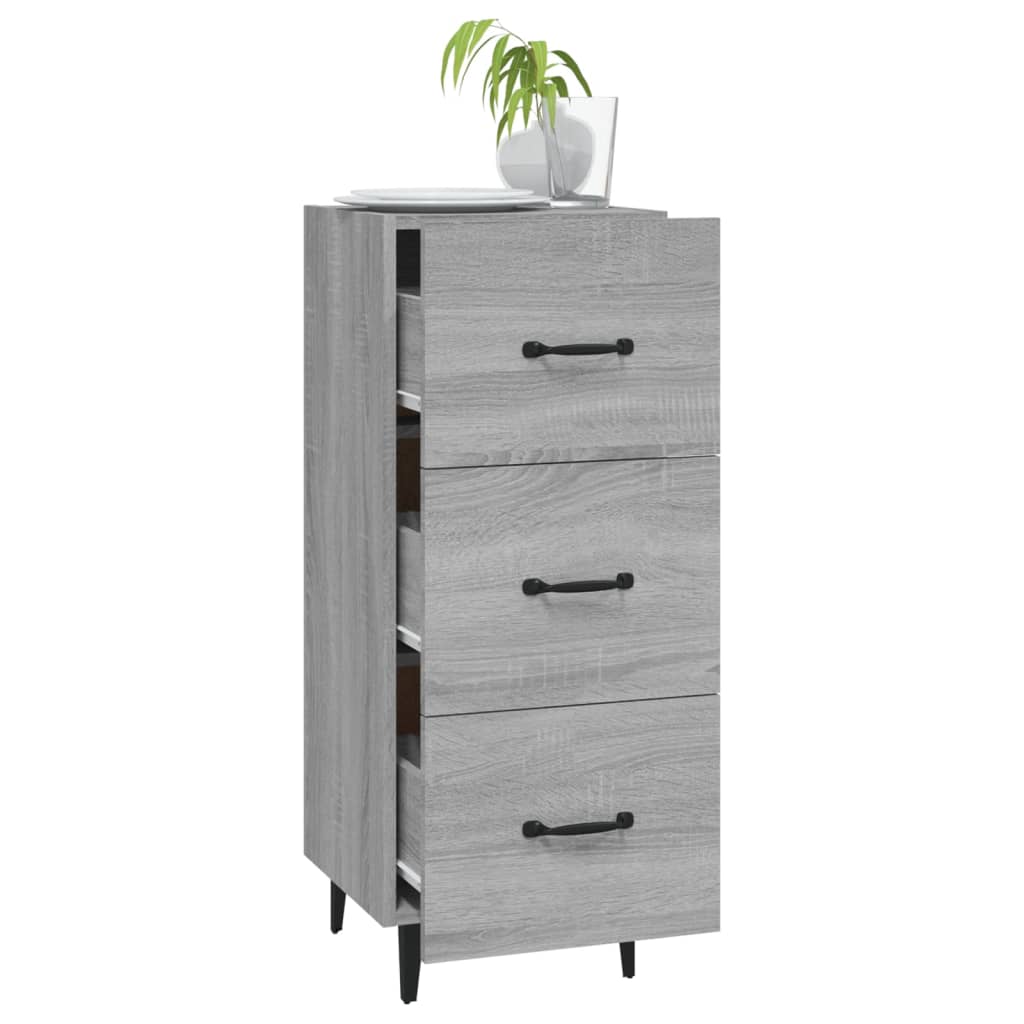 Buffet Sonoma gris 34,5x34x90 cm Bois d'ingénierie - XIOS