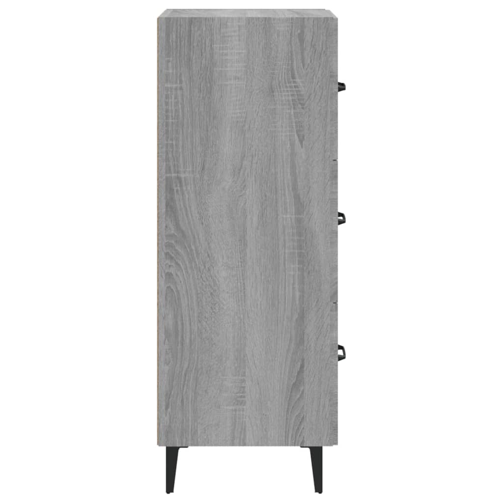 Buffet Sonoma gris 34,5x34x90 cm Bois d'ingénierie - XIOS