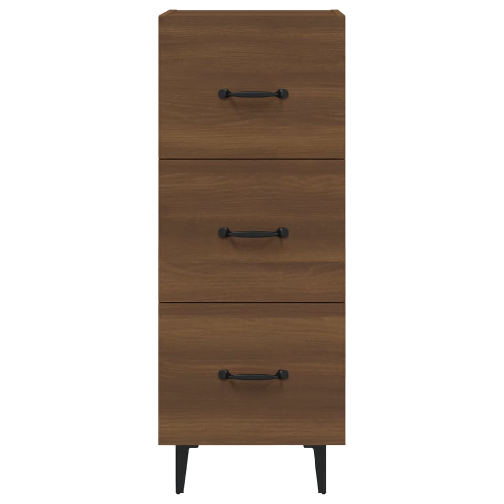 Buffet Chêne marron 34,5x34x90 cm Bois d'ingénierie - XIOS