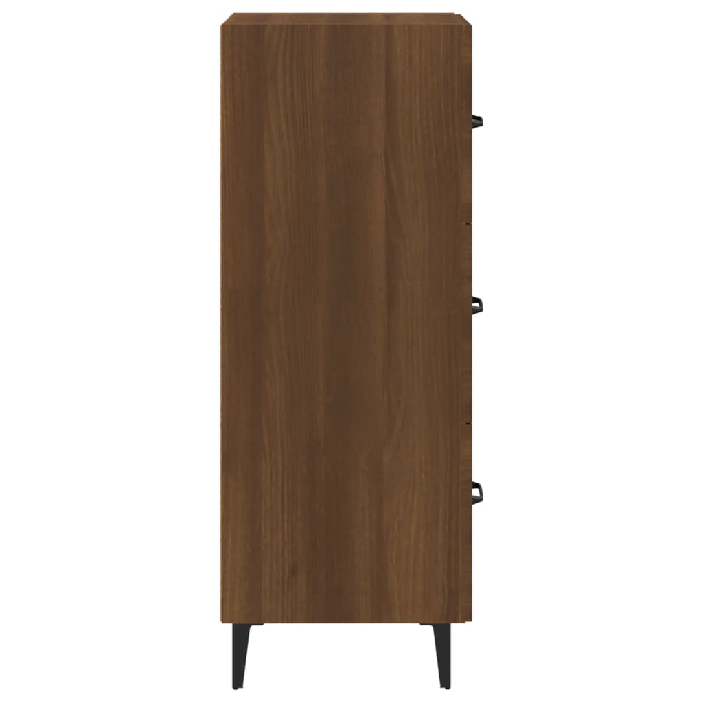 Buffet Chêne marron 34,5x34x90 cm Bois d'ingénierie - XIOS