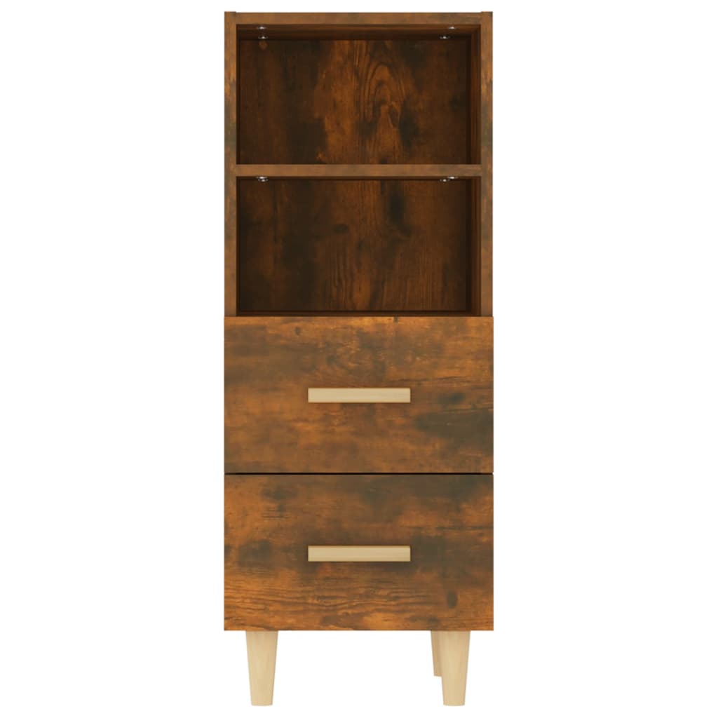 Buffet Chêne fumé 34,5x34x90 cm Bois d'ingénierie - XIOS