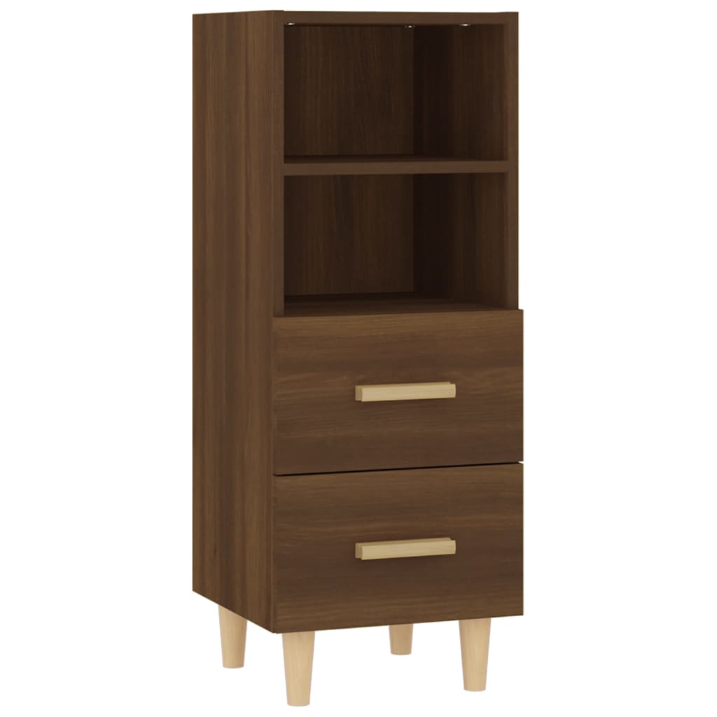 Buffet Chêne marron 34,5x34x90 cm Bois d'ingénierie - XIOS