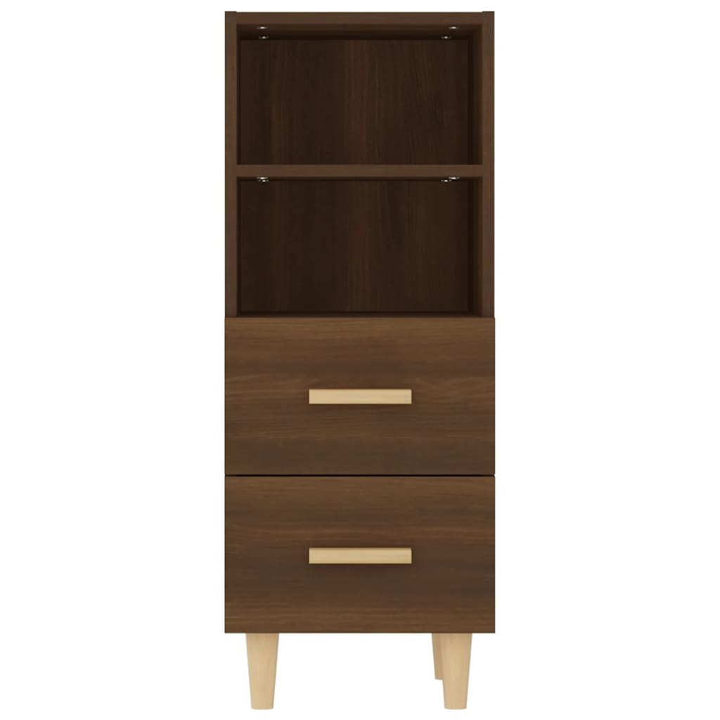 Buffet Chêne marron 34,5x34x90 cm Bois d'ingénierie - XIOS