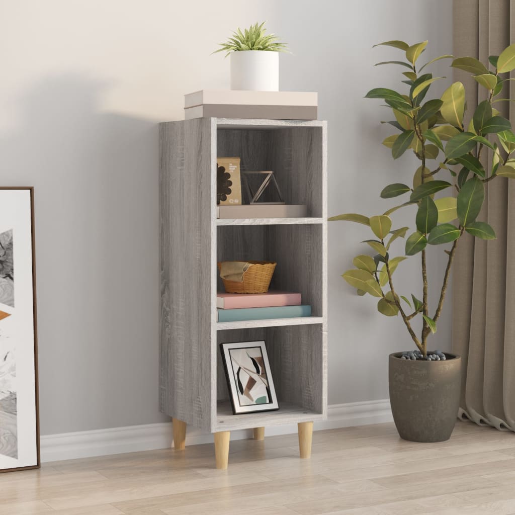 Buffet Sonoma gris 34,5x32,5x90 cm Bois d'ingénierie - XIOS
