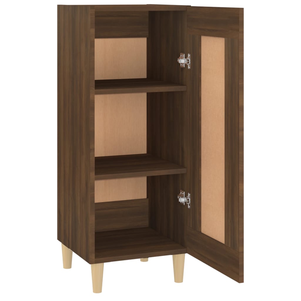 Buffet Chêne marron 34,5x34x90 cm Bois d'ingénierie - XIOS