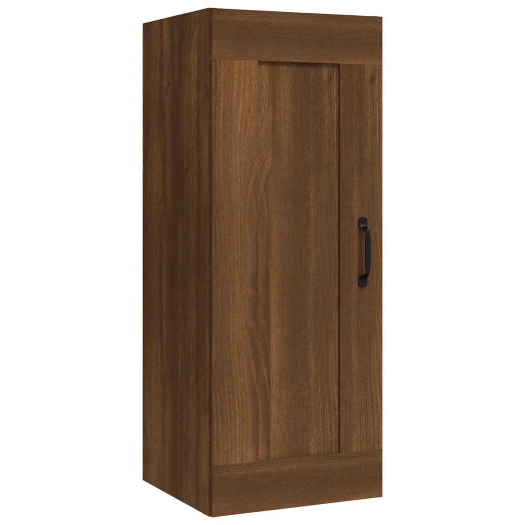 Armoire suspendue Chêne marron 35x34x90 cm Bois d'ingénierie