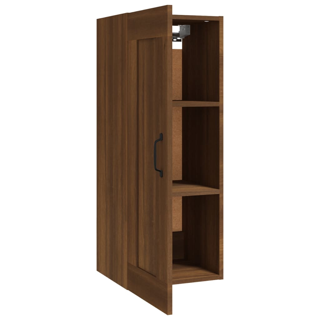 Armoire suspendue Chêne marron 35x34x90 cm Bois d'ingénierie
