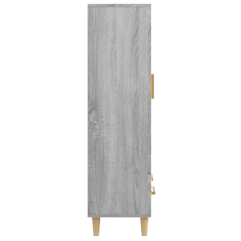 Buffet Sonoma gris 70x31x115 cm Bois d'ingénierie - XIOS