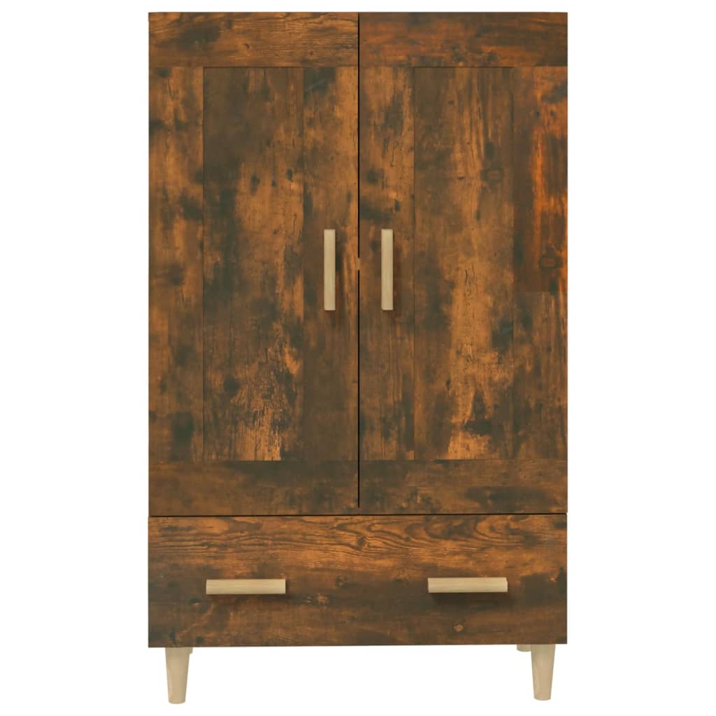 Buffet haut Chêne fumé 70x31x115 cm Bois d'ingénierie - XIOS