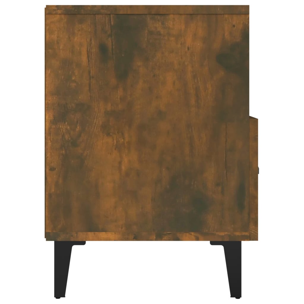 Meuble TV Chêne fumé 80x36x50 cm Bois d'ingénierie - XIOS