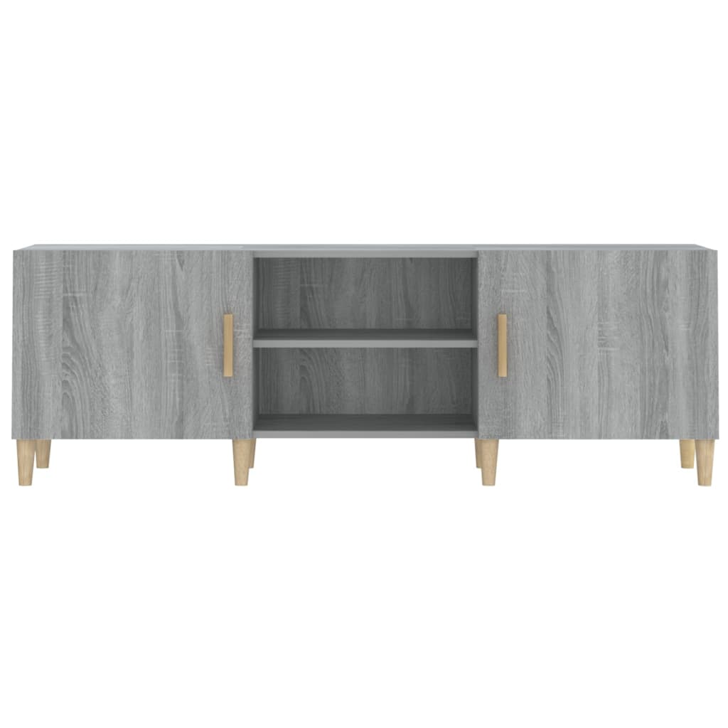 Meuble TV Sonoma gris 150x30x50 cm Bois d'ingénierie - XIOS