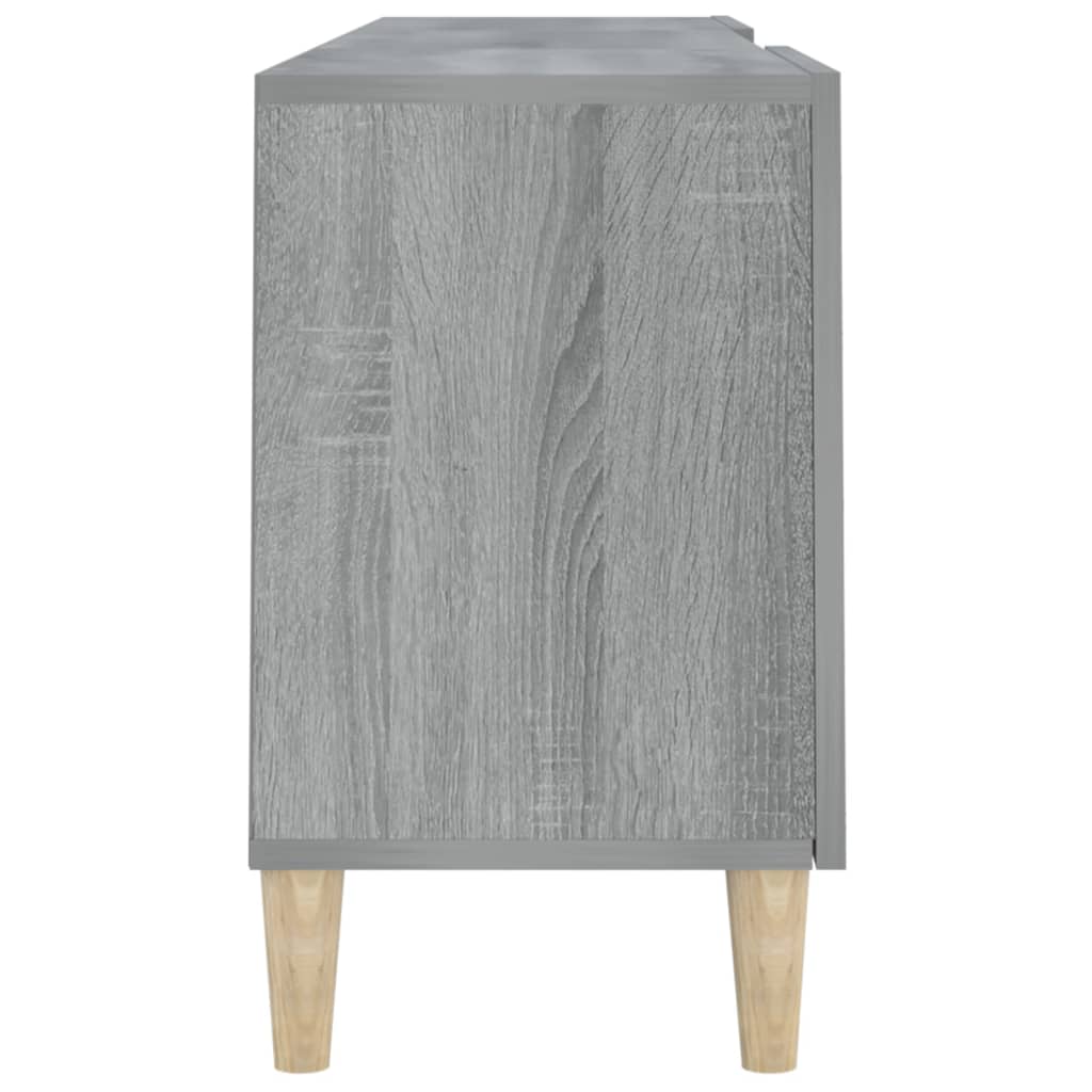 Meuble TV Sonoma gris 150x30x50 cm Bois d'ingénierie - XIOS