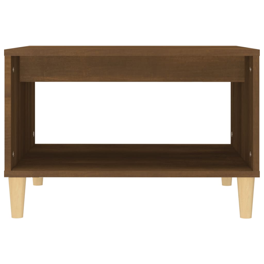 Table basse Chêne marron 60x50x40 cm Bois d'ingénierie - XIOS