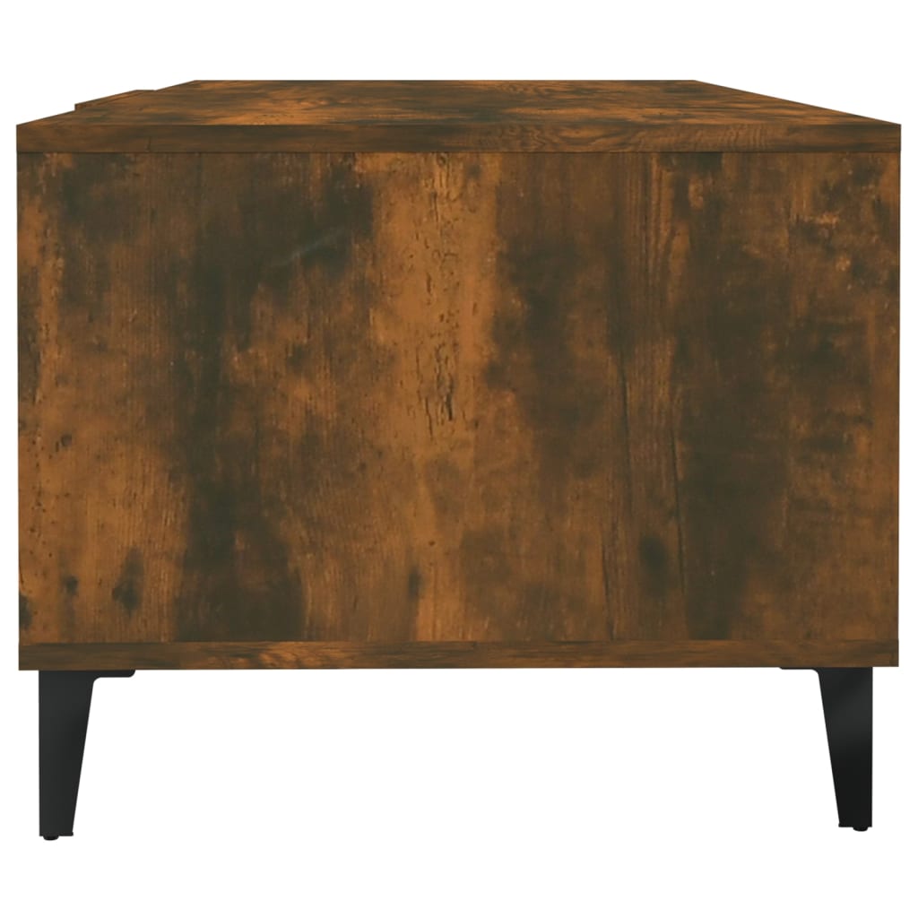 Table basse Chêne fumé 102x50x40 cm Bois d'ingénierie - XIOS