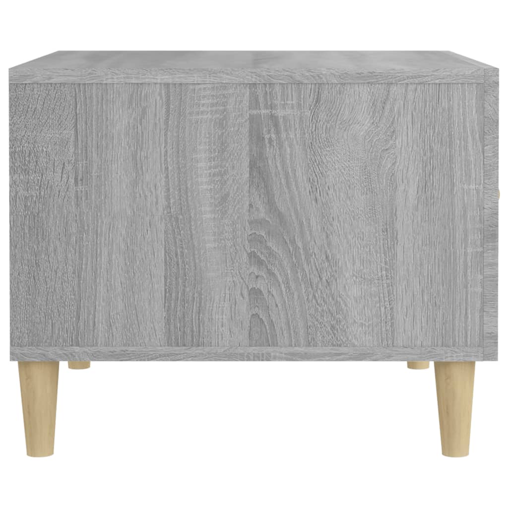 Table basse Sonoma gris 50x50x40 cm Bois d'ingénierie - XIOS
