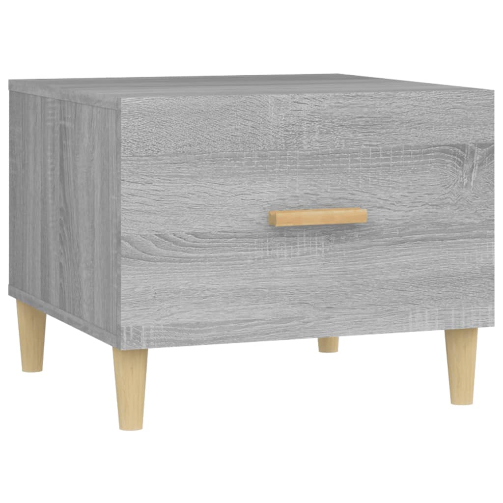 Tables basses 2 pcs sonoma gris 50x50x40 cm bois d'ingénierie - XIOS
