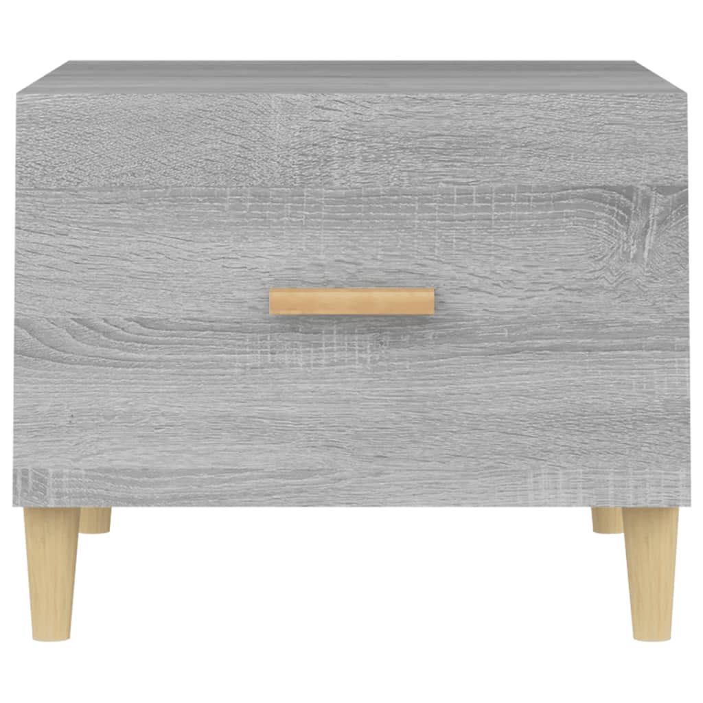 Tables basses 2 pcs sonoma gris 50x50x40 cm bois d'ingénierie - XIOS
