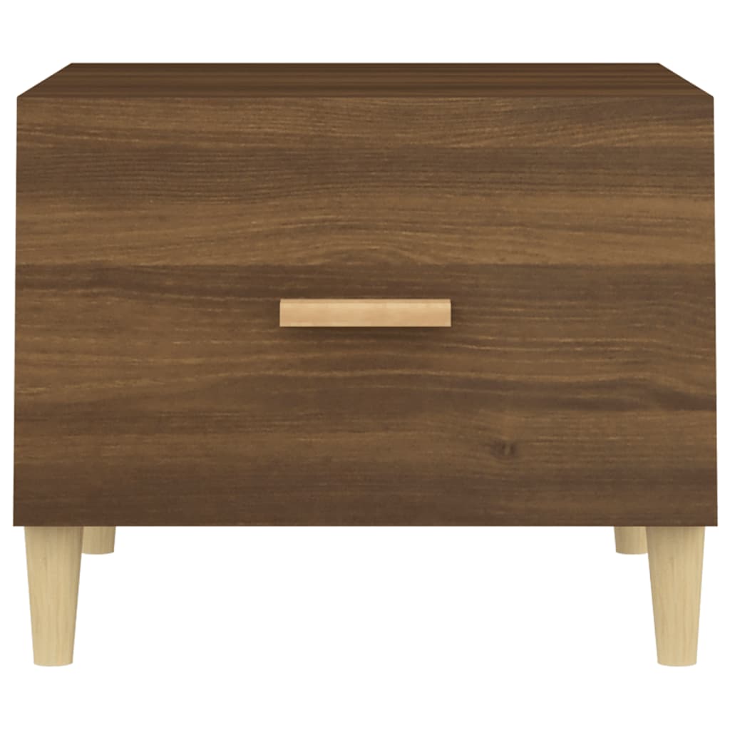 Tables basses 2 pcs chêne marron 50x50x40 cm bois d'ingénierie - XIOS