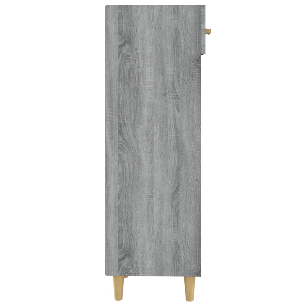 Meuble à chaussures Sonoma gris 30x35x105 cm Bois d'ingénierie - XIOS