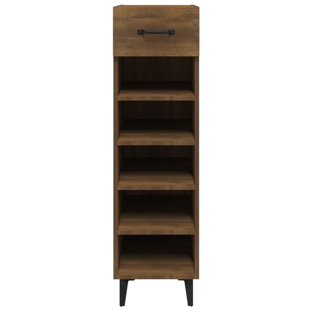 Meuble à chaussures Chêne marron 30x35x105 cm Bois d'ingénierie - XIOS