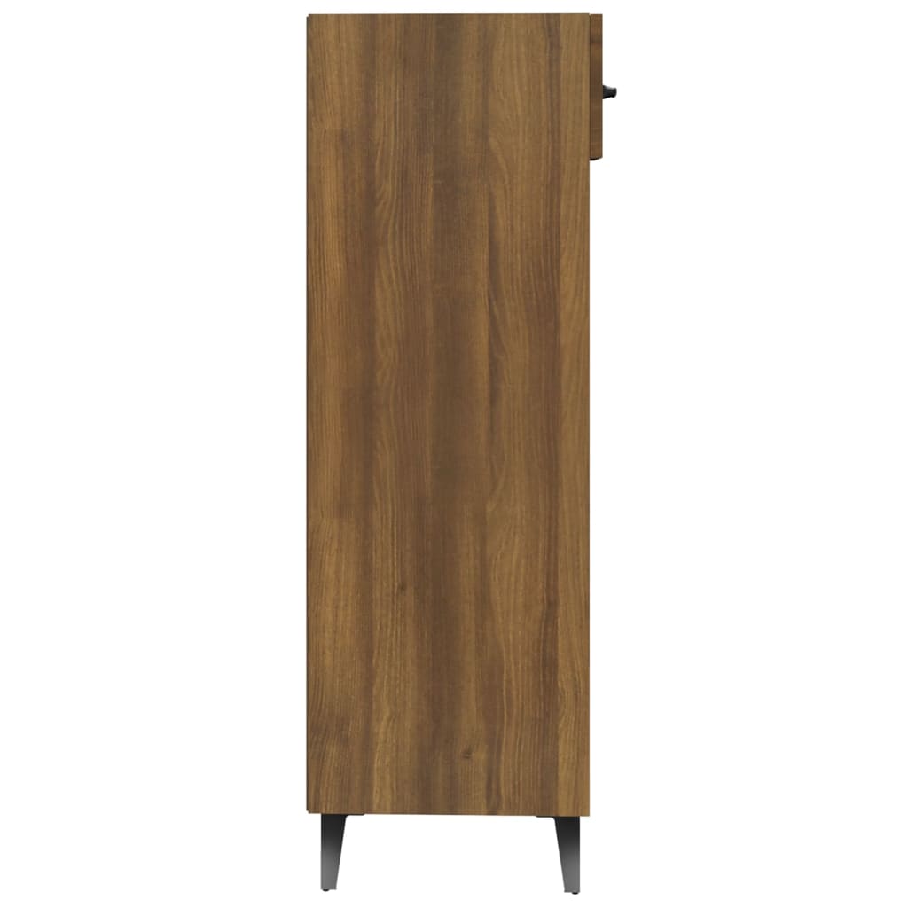 Meuble à chaussures Chêne marron 30x35x105 cm Bois d'ingénierie - XIOS