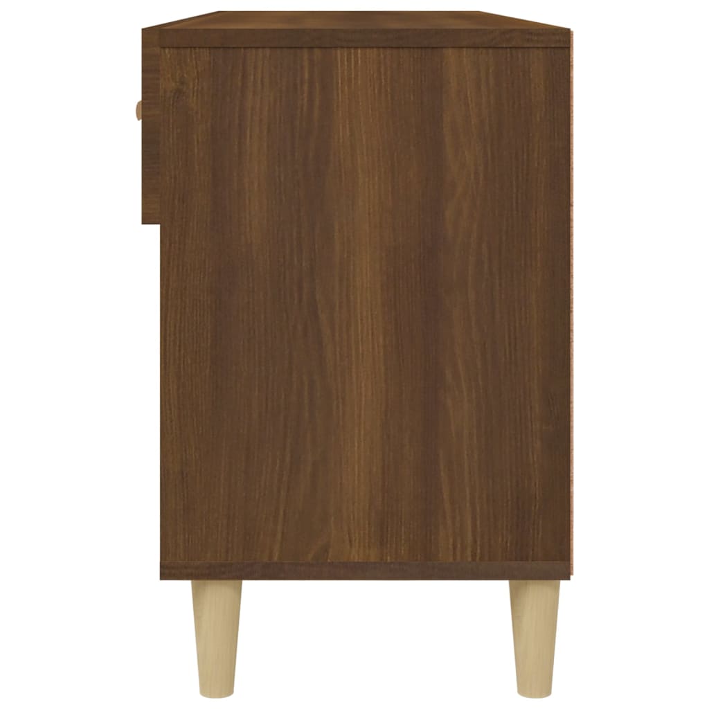 Meuble à chaussures Chêne marron 102x35x55 cm Bois d'ingénierie - XIOS