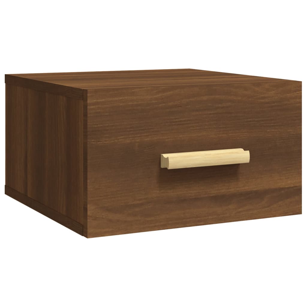 Tables de chevet murales 2 pcs chêne marron 35x35x20 cm - XIOS