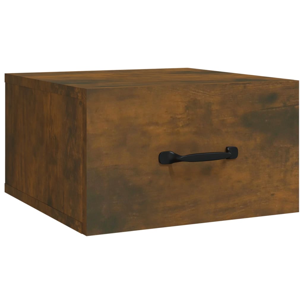Tables de chevet murales 2 pcs Chêne fumé 35x35x20 cm - XIOS