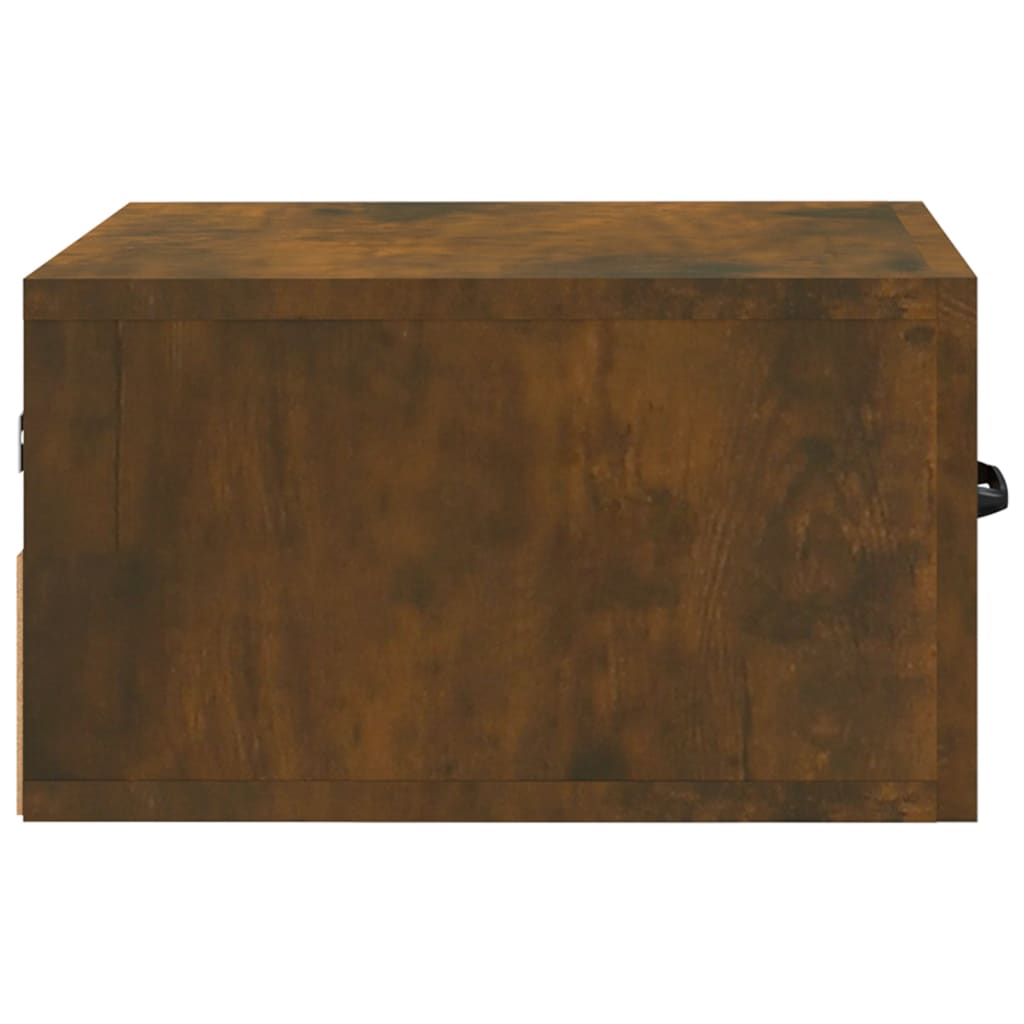 Tables de chevet murales 2 pcs Chêne fumé 35x35x20 cm - XIOS