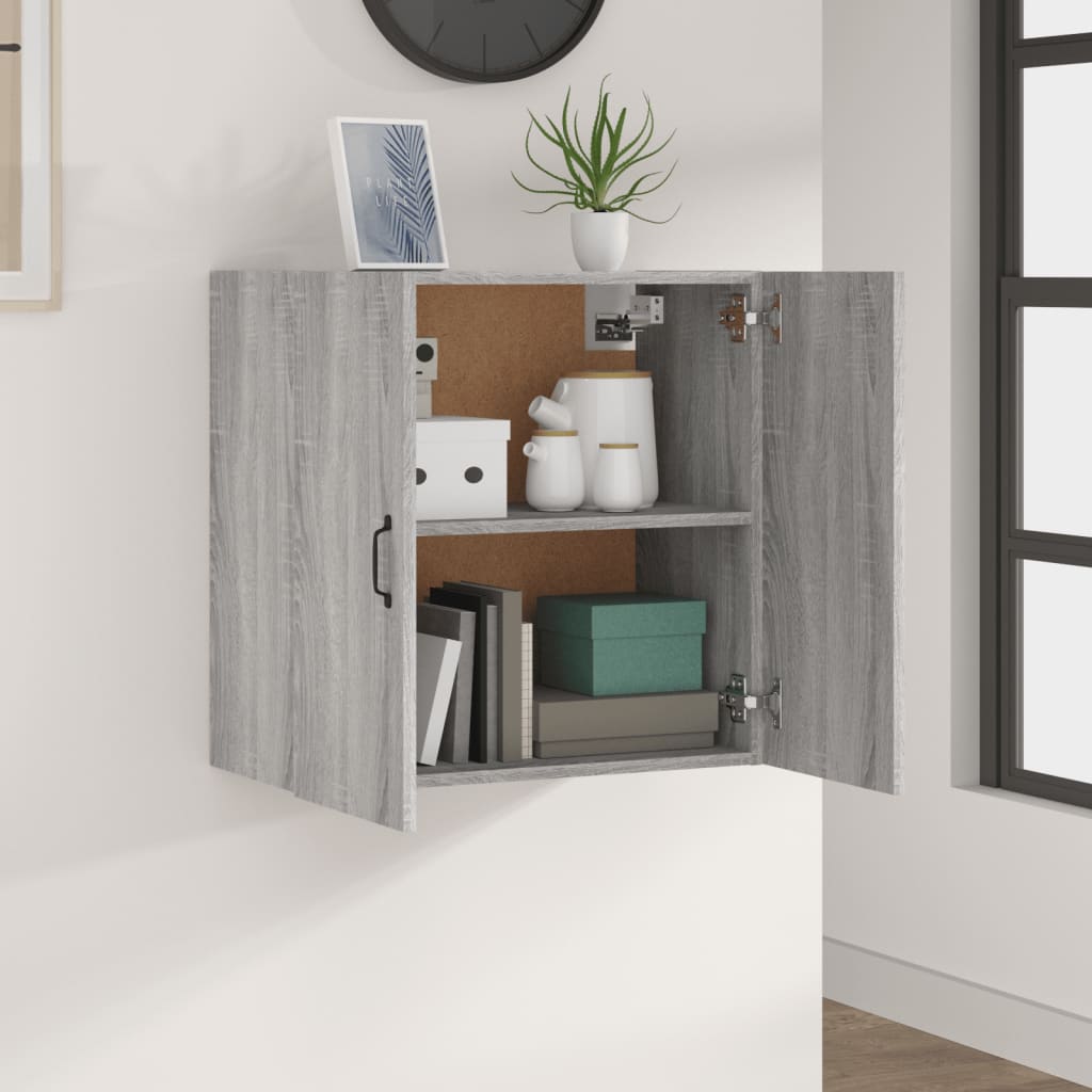 Armoire murale Sonoma gris 60x31x60 cm Bois d'ingénierie