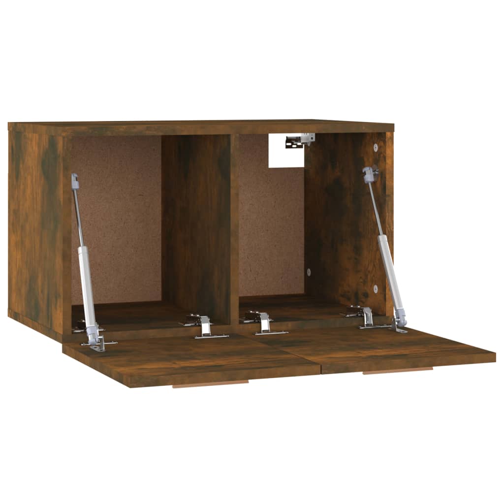 Armoire murale Chêne fumé 60x36,5x35 cm Bois d'ingénierie - XIOS