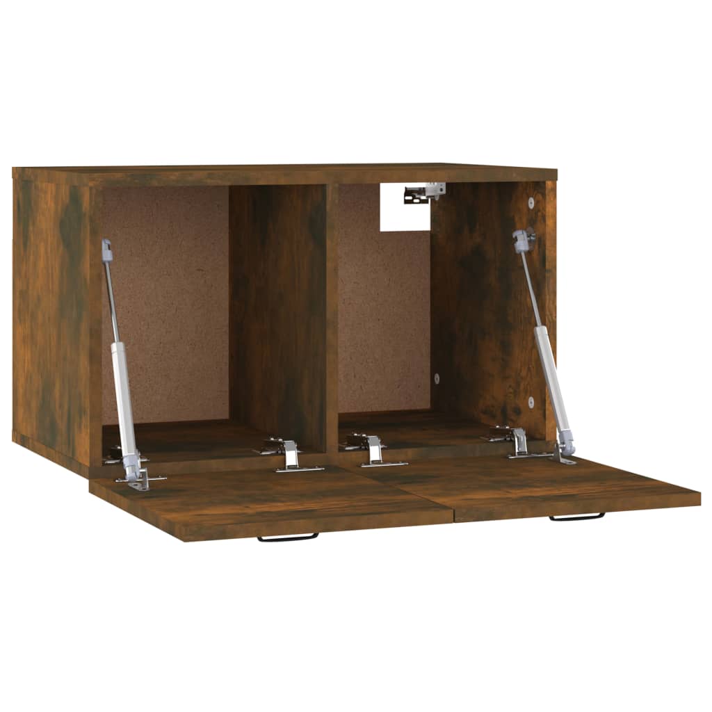 Armoire murale Chêne fumé 60x36,5x35 cm Bois d'ingénierie - XIOS