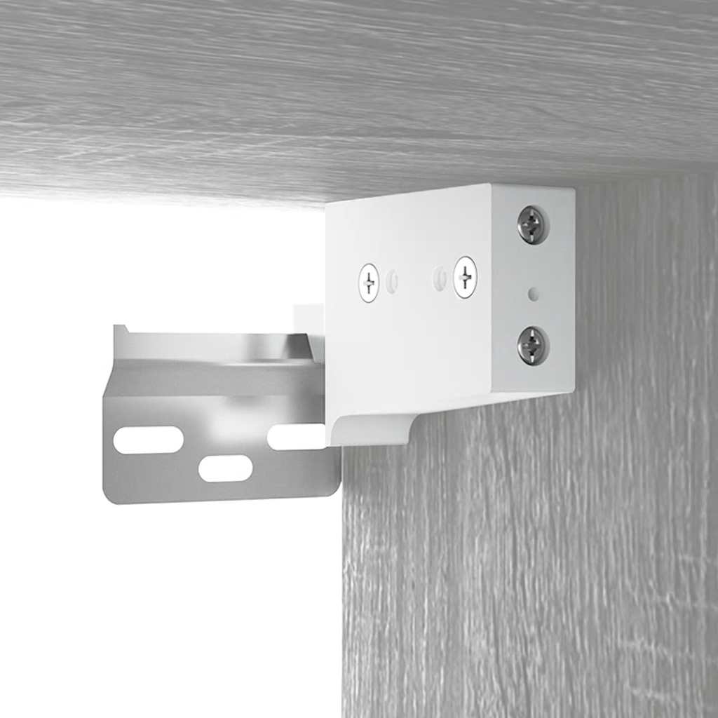 Armoire à miroir avec LED Sonoma gris 76x15x55 cm - XIOS